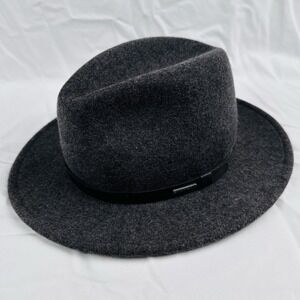 Stetson Crushable Wool Fedora Hat Gray Made in USA
